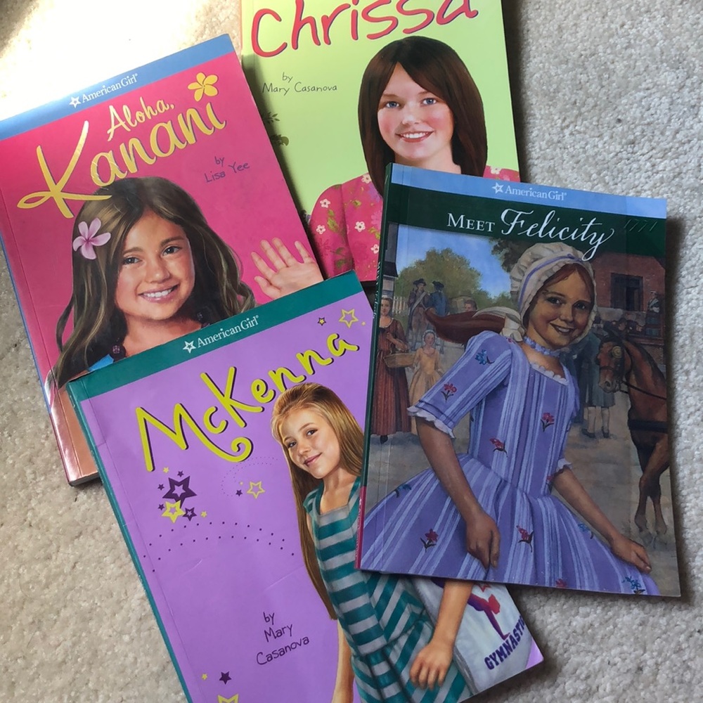 4 American Girl books